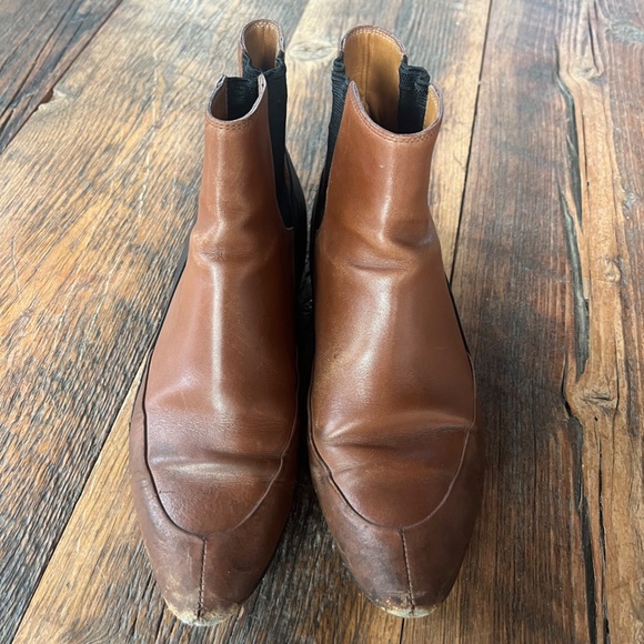 Balenciaga Chelsea boots brown/black color block Size 39 - Picture 2 of 5